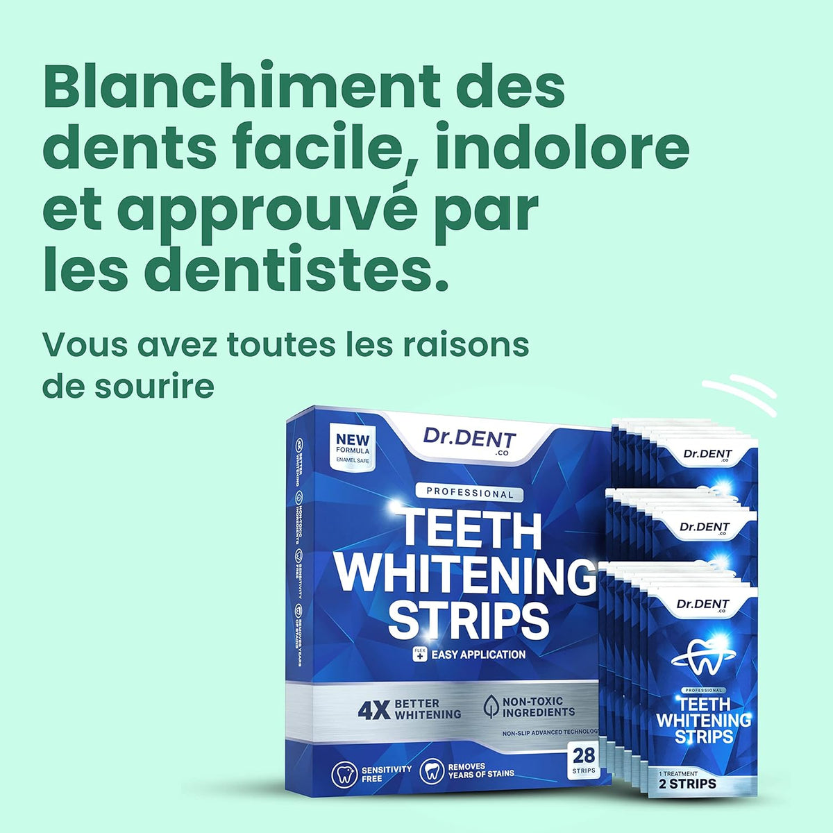 DRDENT Teeth Whitening Strips Radiant Smile™